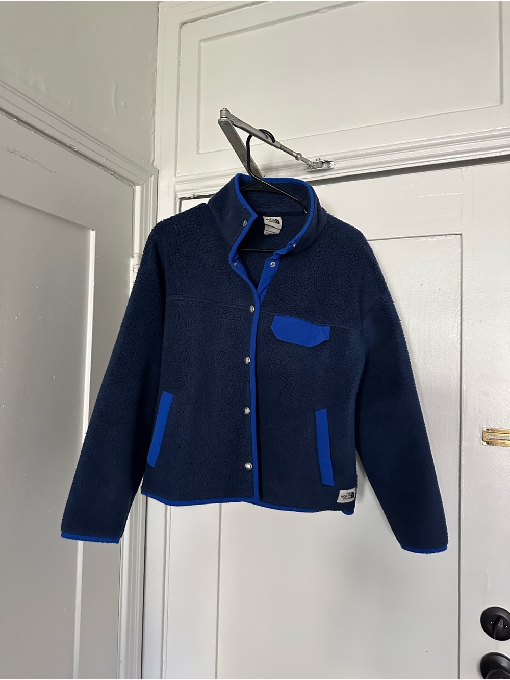 The North Face Navy & Royal Blue Teddy Fleece Jacket